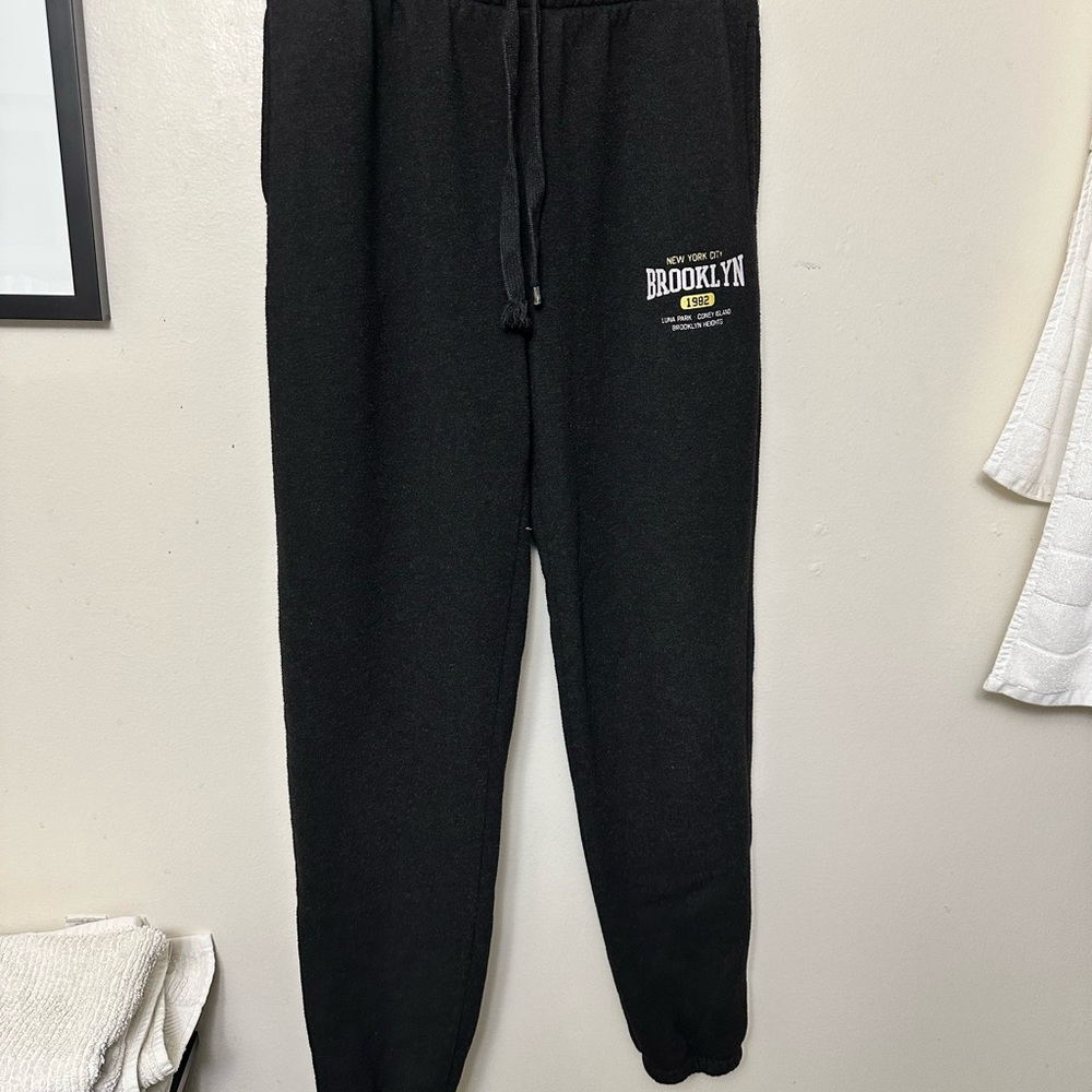 Ardene Black Joggers with Elastic Waistband